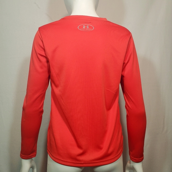 NWT Orange Under Armour Athletic Youth Long Sleeve - Picture 4 of 4